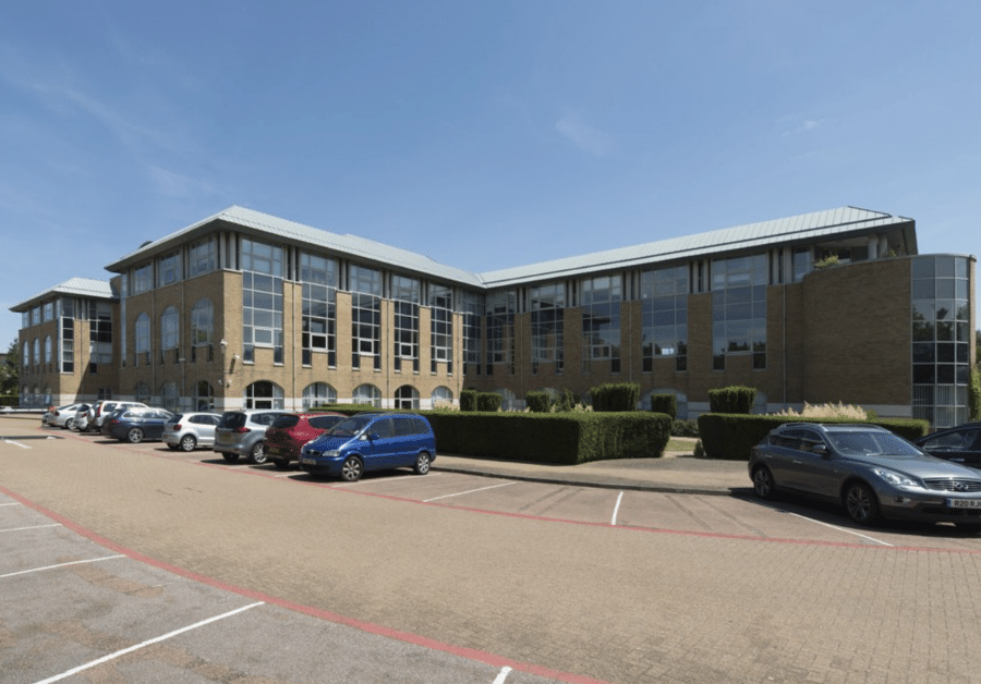 Capability Green office building in Luton with car parking available at the property