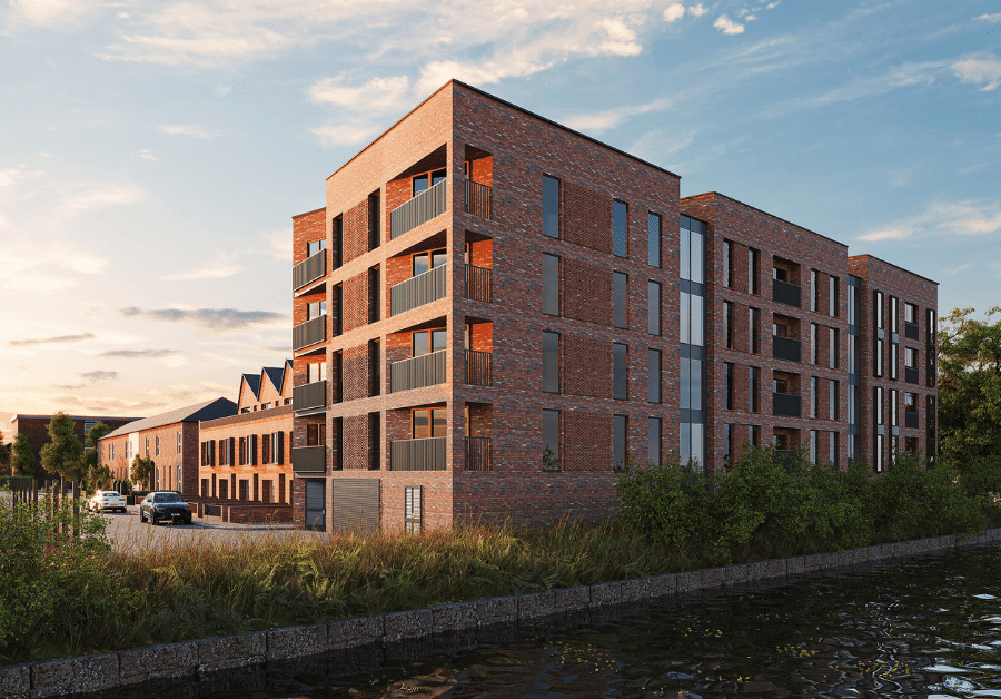 The Wharf Residential apartments in Altrincham in Manchester City Centre
