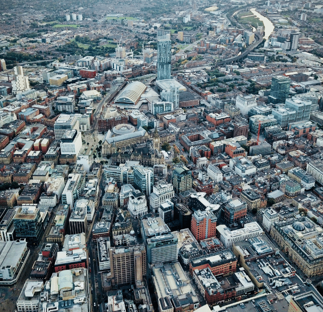 Manchester Aerial View